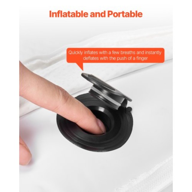 VEVOR Φουσκωτό Προστατευτικό Κάγκελο Κρεβατιού 52 για Νήπια με Πτερ...