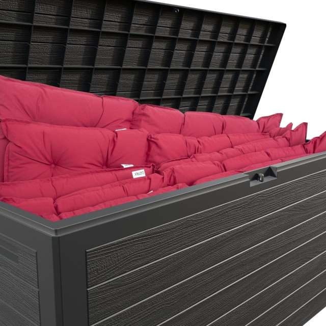 Κουτί Αποθήκευσης Woody Εξωτερικού Χώρου 280L  120 x 46 x 57 cm Ανθ...