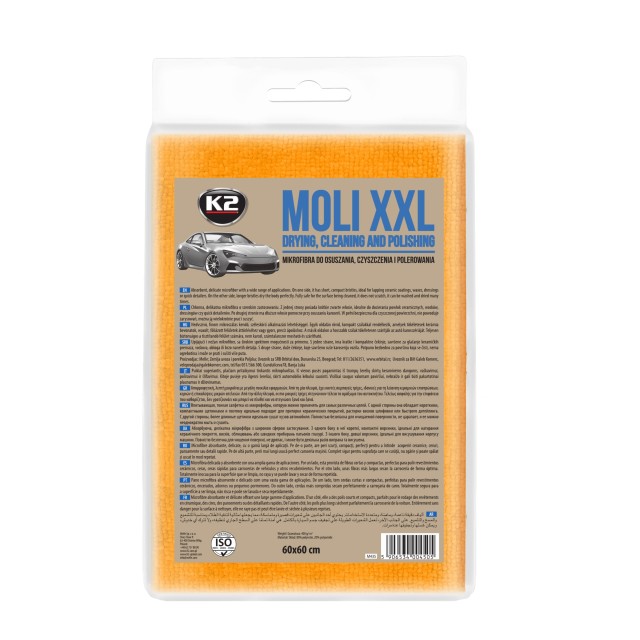 K2 MOLI XXL Μικροΐνα 60x60 cm - Υπεραπορροφητική και Πολυχρηστική M435