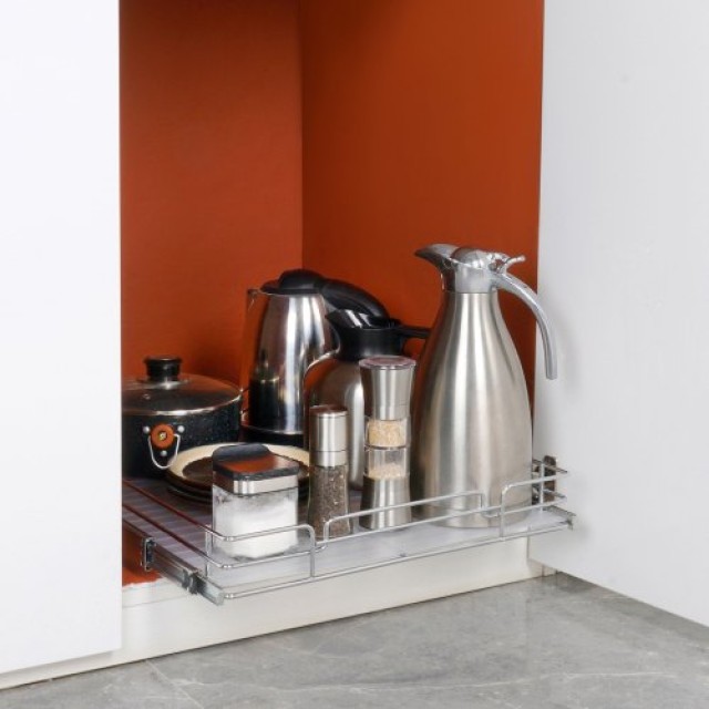 VEVOR 35x53cm Συρόμενος Οργανωτής Ντουλαπιού, Βαρέως Τύπου, Χρωμιωμ...