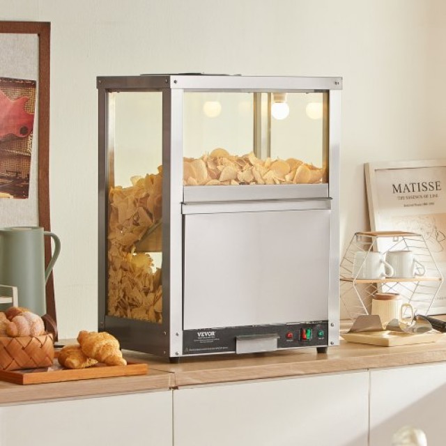 Θερμαντήρας Τσιπ VEVOR 84.5QT/80L για Νάτσος, Ποπκόρν, Φιστίκια, Πατατάκια  SPZSJBXG200W3GCLIV2