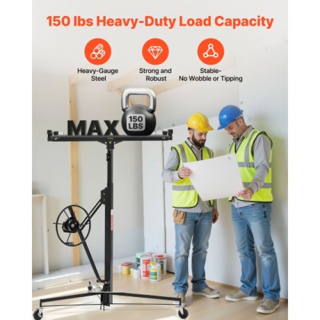 VEVOR Ανυψωτικό Γυψοσανίδας 3353mm 68kg SPSJJHS95FT1CY542001V0