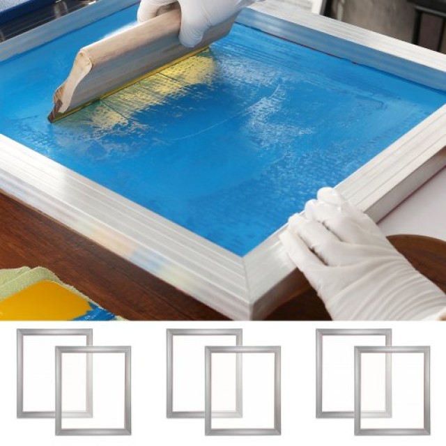 Σετ Μεταξοτυπίας VEVOR με Πλαίσιο 40.6 x 50.8 cm 110 Δίχτυ 6τμχ  SYKJD61101620PD9JV0