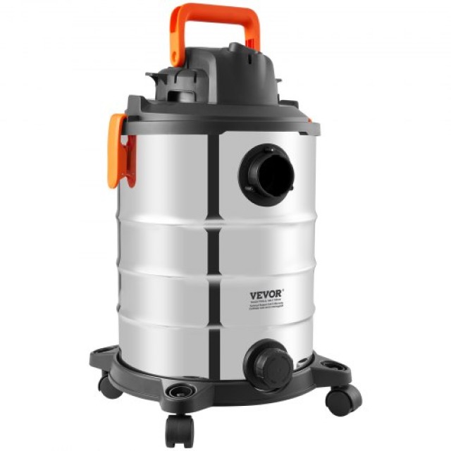 VEVOR Υγρού/Ξηρού Σκούπα 30L 6 HP Ανοξείδωτη Ασημί  SYGSZKXCQ30L2G7A8V2
