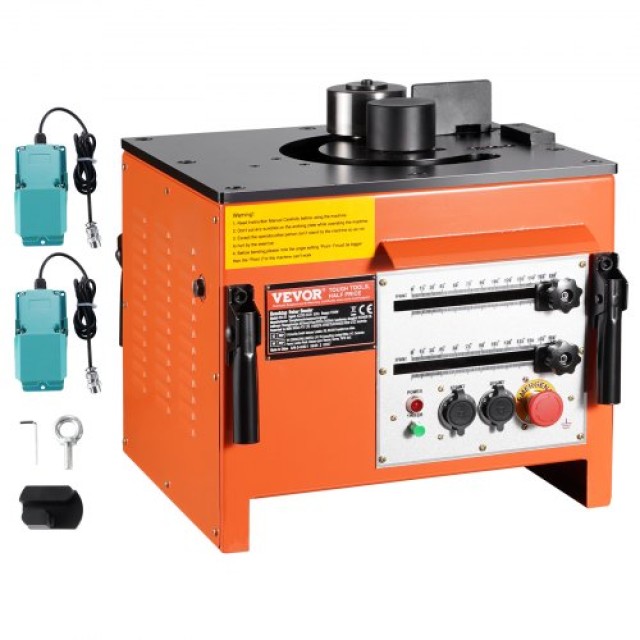 VEVOR  Ηλεκτρική Μηχανή Κάμψης Οπλισμού 1700W 3 Γωνιών έως 25mm TSD...