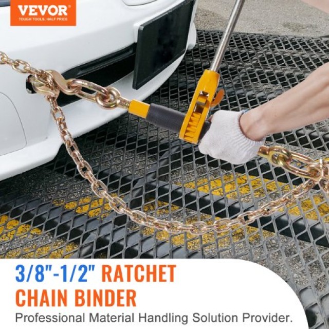 VEVOR Δεσμευτές Αλυσίδας 2τμχ, 3/8-1/2 12000 lbs, Αντιολισθητική Λα...