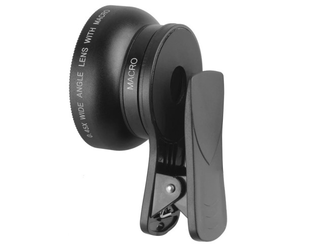 Φακός για Smartphone 2 σε 1 0.45x 12.5x Macro με Κλιπ για την Κάμερα 5907451352137 VERK GROUP