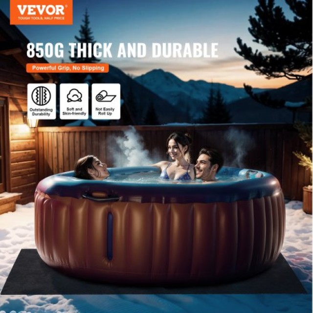 VEVOR 2 x 2 M Στρώμα Υδρομασάζ, Αδιάβροχο & Αντιολισθητικό, Επαναχρησιμοποιούμενο για Εσωτερική & Εξωτερική Χρήση  RSYGDTDFX80X64MR9V0