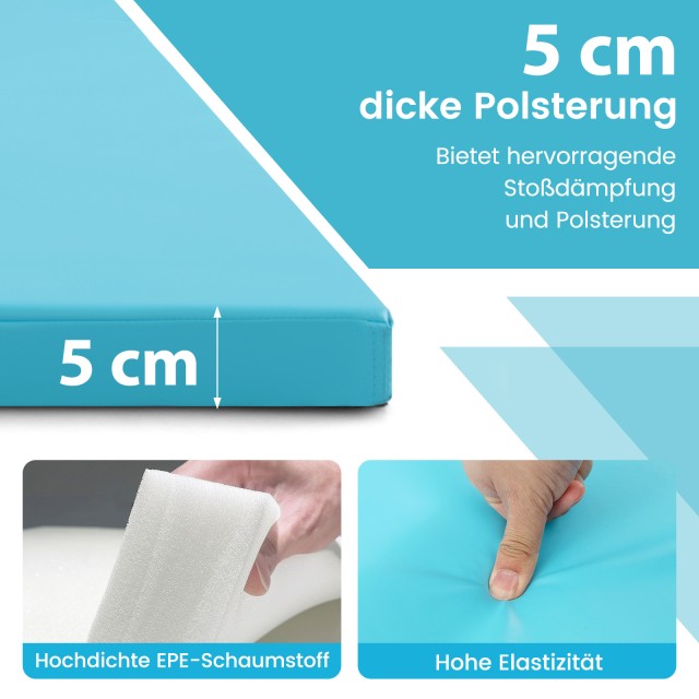 Costway Τετράπτυχη Πτυσσόμενη Γυμναστική Στρώση 300 x 117 x 5 cm FH... Costway Τετράπτυχη Πτυσσόμενη Γυμναστική Στρώση 300 x 117 x 5 cm FH...