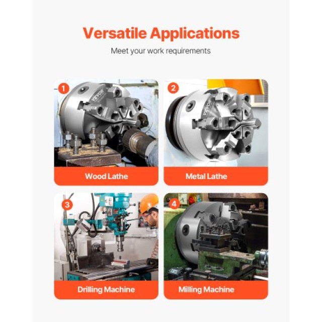VEVOR 6-Σιαγόνων Αυτοκεντρώμενος Τόρνος K11 160A D1-4 JGKPDBB6GKZ6A...