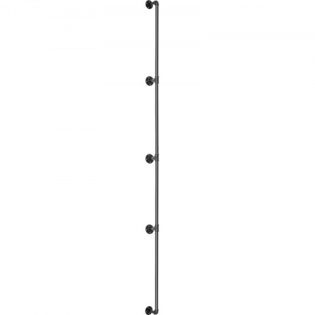 VEVOR Χειρολισθήρας Σκάλας 13FT, 440LBS, Βιομηχανικός Χειρολισθήρας από Χάλυβα για Εσωτερικό/Εξωτερικό Χώρο  TZBGSLTFSGY13YH9HV0