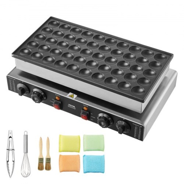 Μηχανή Παρασκευής Μίνι Ολλανδικών Pancake 43mm VEVOR 50PCS 1700W  SYJBJDP50KF0N6CCCV2