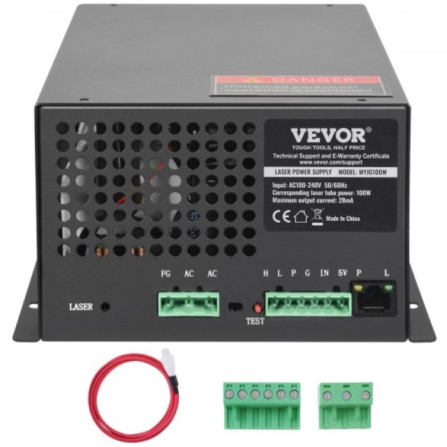 VEVOR  Τροφοδοτικό CO2 Laser για Λέιζερ 100W Χαράκτες και Κοπτικά EYHTJGGDY1000KR1IV7