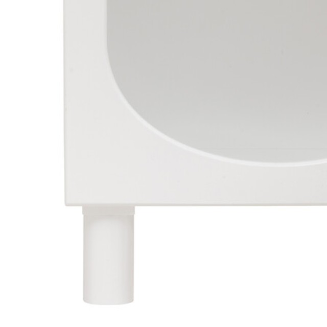 Ξύλινη Παιδική Συρταριέρα  με 4 Ράφια 70 x 32 x 76 cm Λευκό 205868 Atmosphera