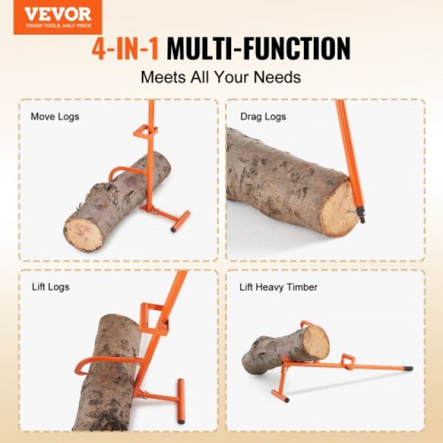 VEVOR  Πολυεργαλείο Ξυλείας Timberjack 4 σε 1 46.5  YMQJDTZZDDHY9CJHJV0