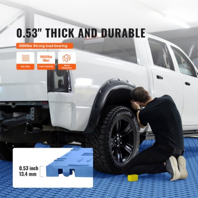 VEVOR  Πλακάκια Γκαράζ Διασυνδεόμενα 12x12, Σετ 25, Αντιολισθητικά, Μπλε CKDDLSJ251212C791V0