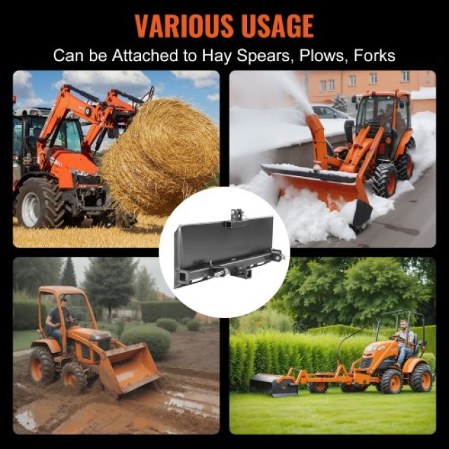 Πλάκα Προσαρμογής VEVOR 3-σημείων για Skid Steer  HYAZB3DSPAZBZNM89V0