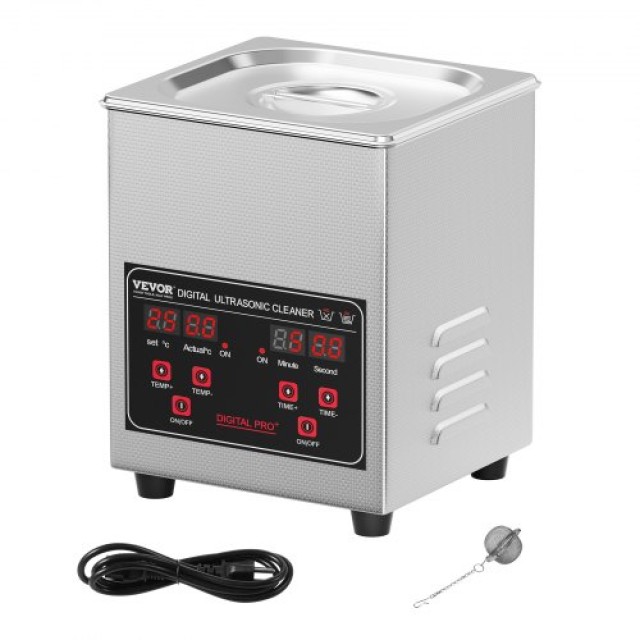 VEVOR  Υπερηχητικός Καθαριστής 1.3L 50W με Χρονοδιακόπτη, Καλάθι & ...