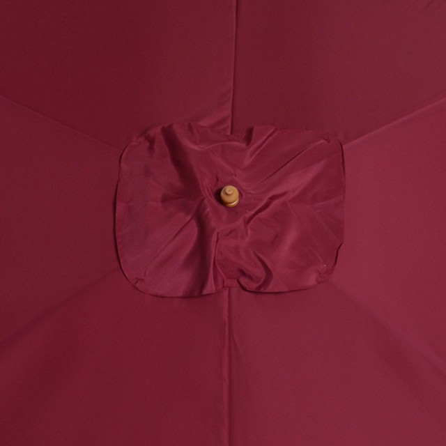 Outsunny Parasol in Wood, 2x3m, Bordeaux 01-0581