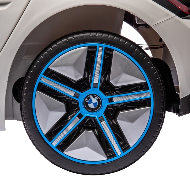 HOMCOM Electric Ride-On Toy Car για παιδιά 3-8 ετών με δίπλωμα BMW με Τηλεχειριστήριο, Κόρνα και Προβολείς, 115x67x45 cm, Λευκό 370-294V90WT