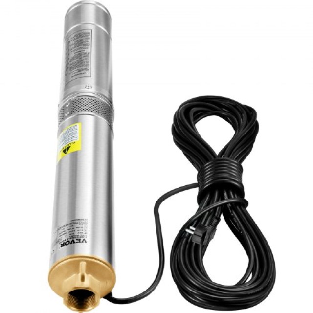 Υποβρύχια Αντλία VEVOR 750W, 230V, 100L/min, 66m, Ανοξείδωτη, IP68  SJQSBNZOC750W3JTDV2