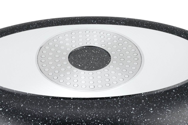 Edenberg Σκεύος Roaster 3 σε 1 με Καπάκι 8 lt και Μαρμάρινη Επιστρώ...