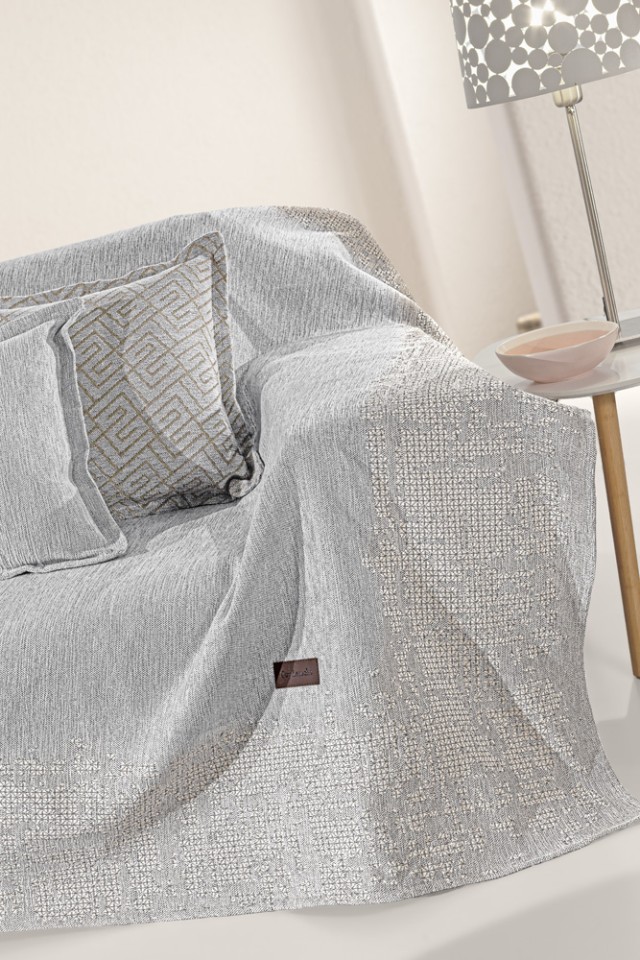 Guy Laroche Ριχτάρι Καναπέ Perth Grey (Διθέσιος) 180x250 ,113303012...
