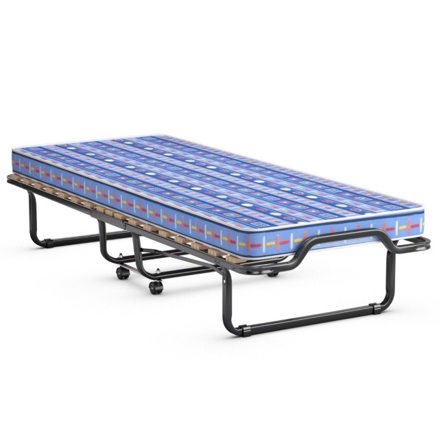 Costway  Πτυσσόμενο κρεβάτι επισκεπτών 80 x 200 cm με στρώμα αφρού ...