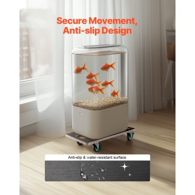 VEVOR Έπιπλο Dolly 551 lbs με 4 Αθόρυβους Τροχούς TPR JJBYTCPBJHB236VS4V0
