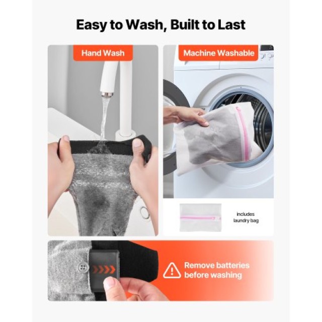 VEVOR Επαναφορτιζόμενες Θερμαινόμενες Κάλτσες με Έλεγχο APP και 4 Ε...