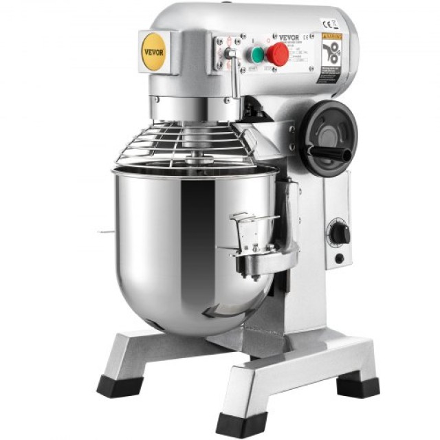 Επαγγελματικό Μίξερ VEVOR 30Qt, 1500W, 3 Ταχύτητες, Ανοξείδωτος Κάδος  DDSYJ30QT220VG0HFV2