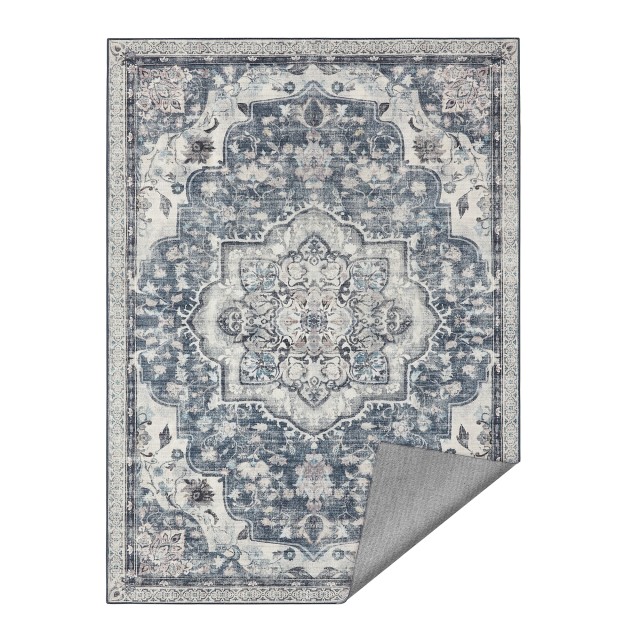 Χαλί SONGMICS HOME 120 x 170 cm, Αντιολισθητικό, Πλενόμενο, Vintage Στυλ, Γκρι 