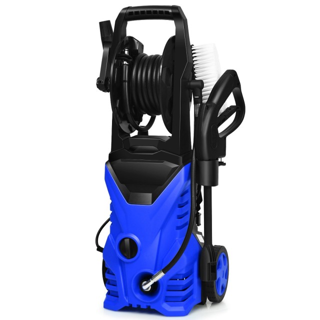 Costway  Ισχυρό Πλυστικό Μηχάνημα Υψηλής Πίεσης 2030 PSI με Ρυθμιζόμενη Ροή Νερού και Πλήρες Σετ Αξεσουάρ EP23454DE-BL