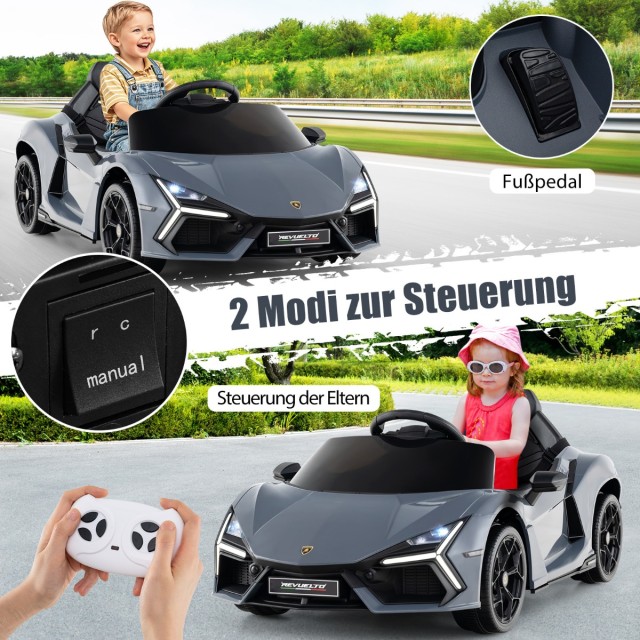 Costway Παιδικό Ηλεκτρικό Αυτοκίνητο Lamborghini Revuelto 12V με LE...