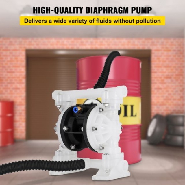 VEVOR Αντλία Διαφράγματος Αέρα 7GPM 100PSI Πολυπροπυλενίου με 1/2 Ε...