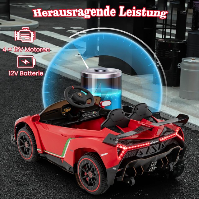 Costway  Ηλεκτροκίνητο Παιδικό Αυτοκίνητο Lamborghini με Τηλεχειρισ...