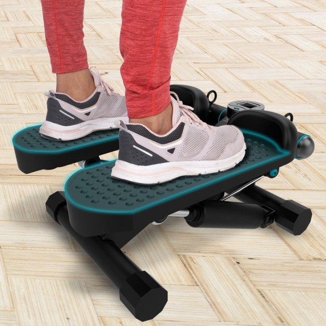 CECOTEC  Stepper Drumfit StepTrain 1000 με Ελαστικές Ταινίες Αντίστασης, Οθόνη LCD, Αντιολισθητικά Πεντάλ, Χειροκίνητη Αντίσταση, Μέγιστο Βάρος Χρήστη 100 Kg  CEC-07198