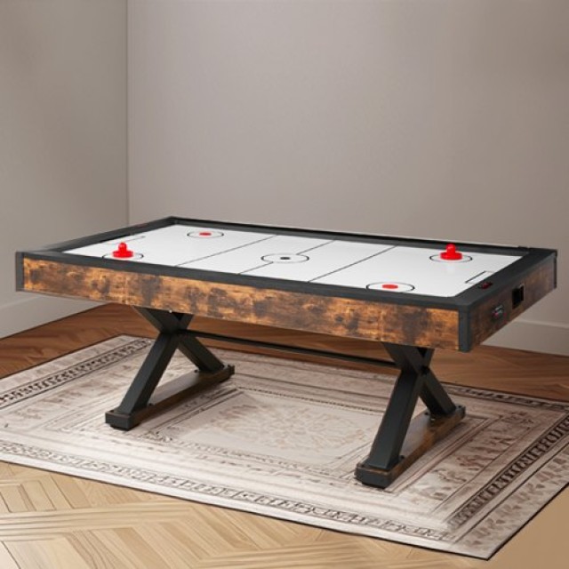 VEVOR 214 cm Τραπέζι Air Hockey με Ηλεκτρονικό Σκορ και Σπρωχτήρες DZJFKQQGQZ84BOCD4V2