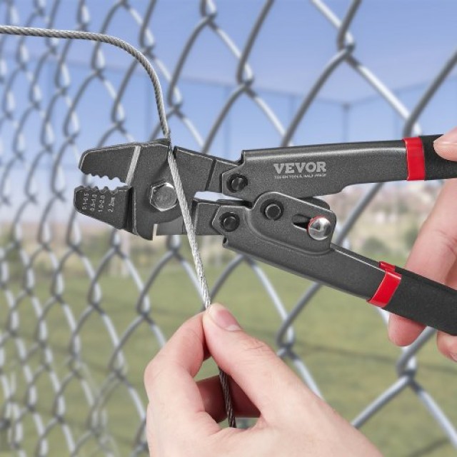 Εργαλείο Πρεσαρίσματος VEVOR για Σύρματα έως 2.2mm με Κόφτη και 160 Αλουμινένια Κλιπς  GSSYJQGSS16409CTZV0