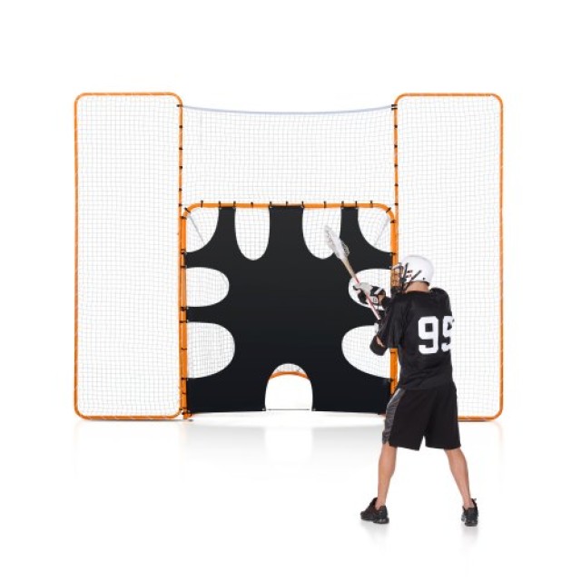 VEVOR Δίχτυ Λακρός 12x9 ft 3-σε-1 με Εξοπισμό Ανάκρουσης και Στόχο ...