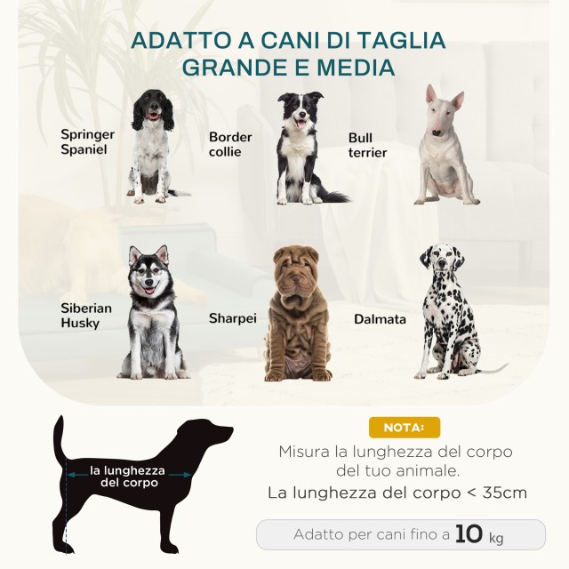 PawHut  Καναπές για Μεγάλα Σκυλιά με Επένδυση, Μαλακή και Πλενόμενη Επικάλυψη, Ξύλινα Πόδια, Πράσινος  D04-256V00DG
