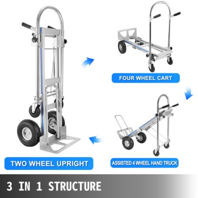 Πτυσσόμενο Καρότσι Αλουμινίου 3 σε 1 VEVOR  SX-3IN1LHJZDC0001V0