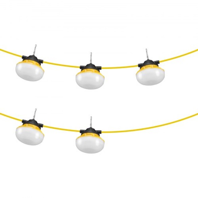 VEVOR  50FT Κατασκευαστικά Φώτα Εργασίας 50W 5000LM Συνδέσιμα Αδιάβροχα JZCD50YC0000AAZ3KV2
