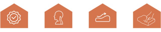 Ruhhy Ορθοπεδικό Μαξιλάρι Ύπνου Memory Foam 49 x 30 x 9.5 εκ. 26039