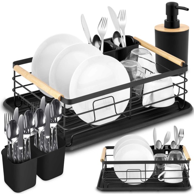 Massido Στεγνωτήρας πιάτων MS-600  μαύρος MS-600-Black