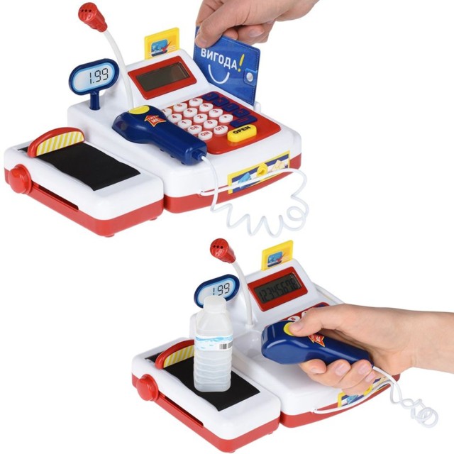 BAKAJI Παιδική Ταμειακή Μηχανή Παιχνίδι με Χρήματα, Φώτα και Ήχους ... BAKAJI Παιδική Ταμειακή Μηχανή Παιχνίδι με Χρήματα, Φώτα και Ήχους ...