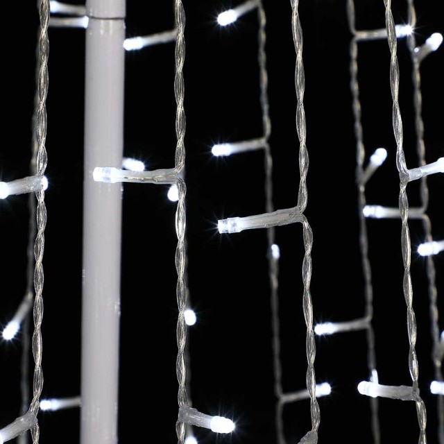 BAKAJI  Φωτεινό Χριστουγεννιάτικο Δέντρο 220cm 592 LED Ψυχρό Λευκό ...