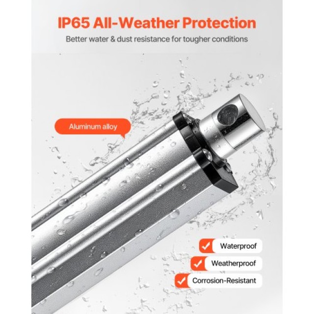 VEVOR Γραμμικός Ενεργοποιητής 12V, Διαδρομή 101.6mm, Αδιάβροχος IP6... VEVOR Γραμμικός Ενεργοποιητής 12V, Διαδρομή 101.6mm, Αδιάβροχος IP6...