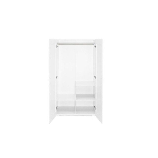 Δίφυλλη Ντουλάπα Marius 80 x 48 x 167 cm Λευκό 30130344+30130345 Idomya