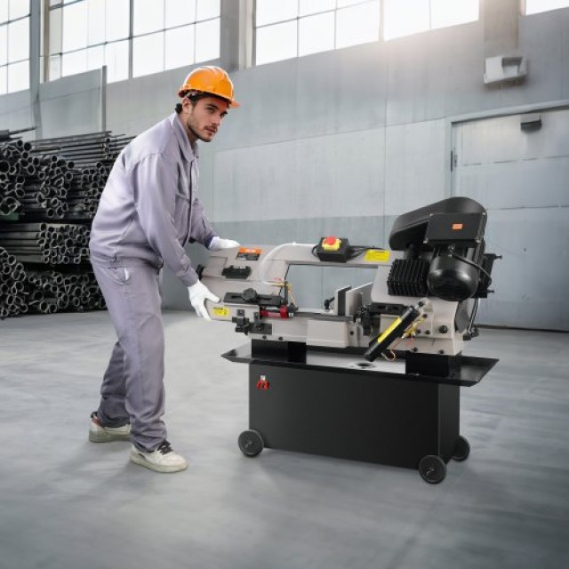 VEVOR Μεταλλική Οριζόντια Ταινιοπρίονα 7 x 12 ιντσών 1.1 kW Μεταβλητής Ταχύτητας 220V WSJSSPDJBKXZEYJ1XV2